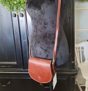 Small Italian Leather Crossbody Bag
